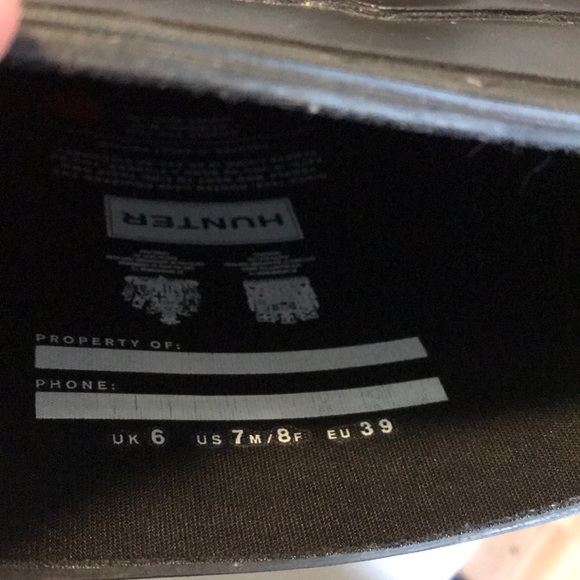 Hunter Rainboots Original Tall size 8 - Picture 7 of 10